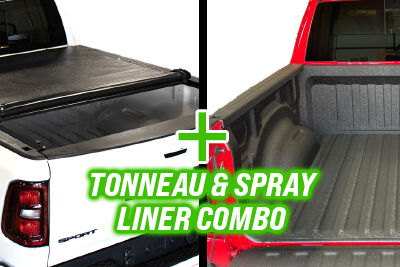 Soft Roll-Up Tonneau Covers with Spray-On Bedliner Tile Image
